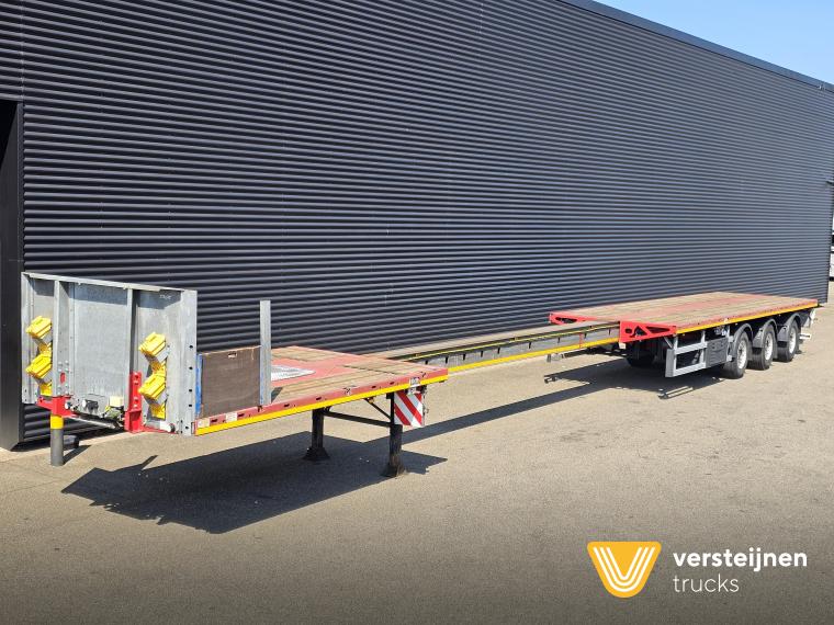 MAX trailer F-S43-BGS / 3 X STEERING / EXTENDABLE / LIFT AXLE